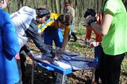 За 5 хв. до старту спортсмени отримують карту місцевості і закріплюють її у своєму планшеті